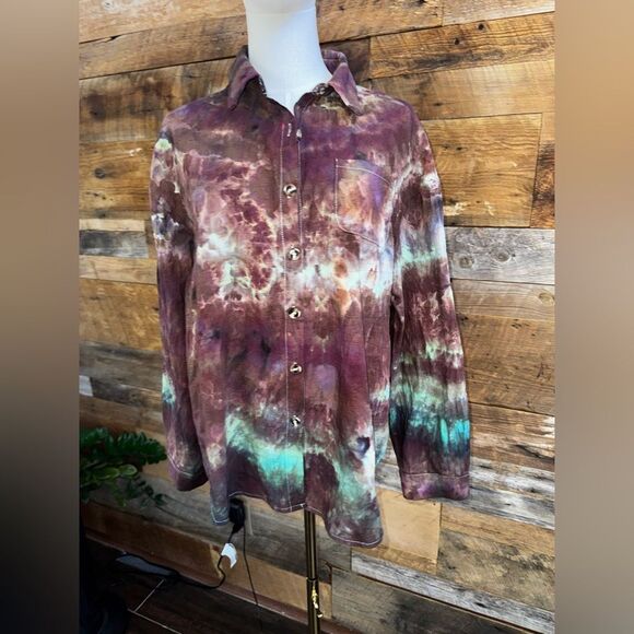 HOTOUCH COTTON BUTTON DOWN SHIRT SZ L - Picture 3 of 13